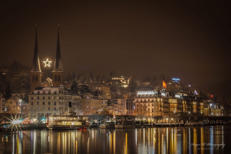 Weihnachtlicher Lichtzauber in Luzern