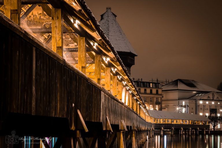 Kapellbrücke Luzern im Winter