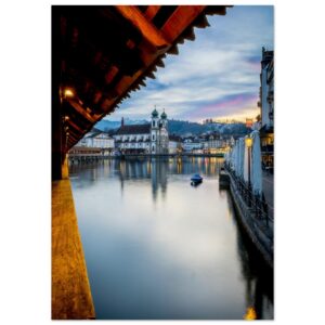Abendstimmung über Luzern
