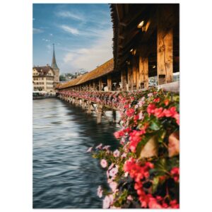 Blumenschmuck Kapellbrücke